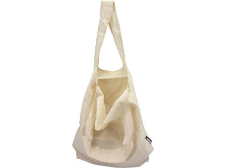Recycle Bags Faltbare Einkaufstasche aus recycelter Baumwolle, Natur
