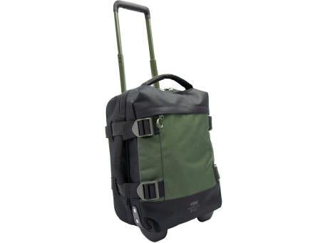 Recycle Bags Cabin Trolley Small, Schwarz-grün