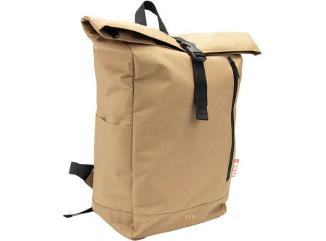 Recycle Bags Basic rolltop rucksack, Schwarz