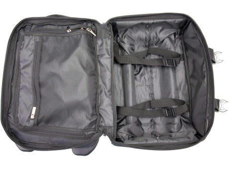 Recycle Bags Cabin Trolley Small, Schwarz-grün