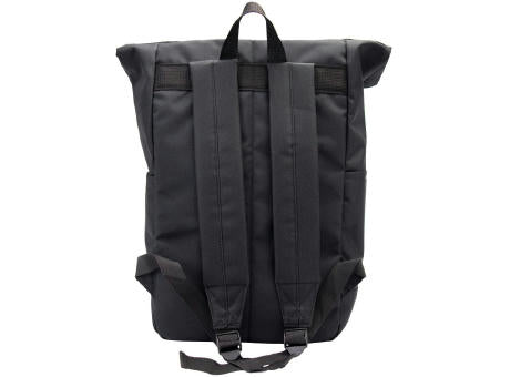 Recycle Bags Basic rolltop rucksack, Schwarz