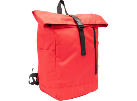 Recycle Bags Basic rolltop rucksack, Schwarz