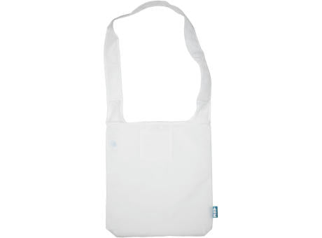 Recycle Bags Faltbare Umhängetasche RPET, Weiß