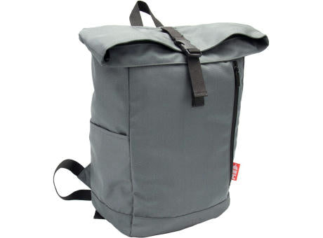 Recycle Bags Basic rolltop rucksack, Schwarz