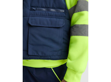 WENDEWESTE PERSEI S/S NAVY BLUE/FLUOR YELLOW