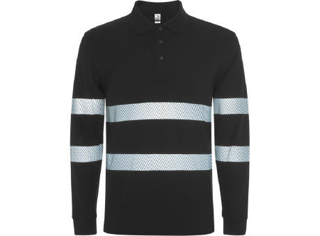 HOCHSICHTBARES LANGÄRMLIGES POLOSHIRT FORAN S/XS BLACK
