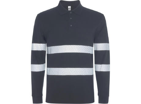 HOCHSICHTBARES LANGÄRMLIGES POLOSHIRT FORAN S/XS BLACK