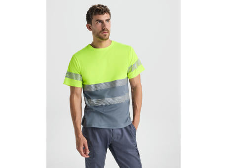 HOCHSICHTBARES T-SHIRT TAURI S/S FLUOR YELLOW