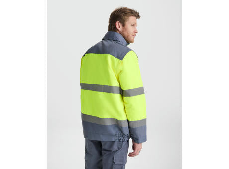 HOCHSICHTBARER PARKA EPSYLON S/S LEAD/FLUOR YELLOW