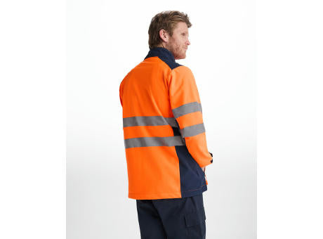 HOCHSICHBARES SOFTSHELL ANTARES S/S LEAD/FLUOR YELLOW