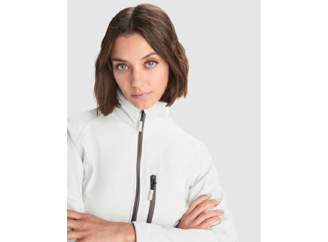 SOFTSHELL ANTARTIDA WOMAN S/S PEARL WHITE