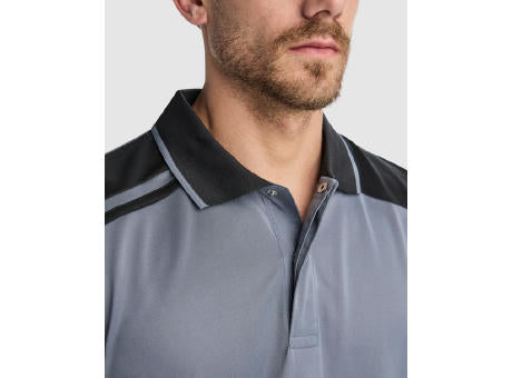 POLOSHIRT SAMURAI S/S BLACK/RED