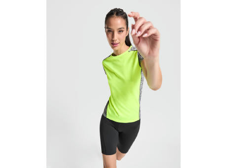 T-SHIRT ZOLDER WOMAN S/S WHITE/HEATHER BLACK