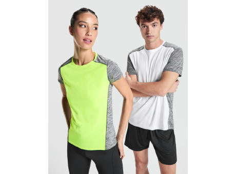 T-SHIRT ZOLDER WOMAN S/S WHITE/HEATHER BLACK