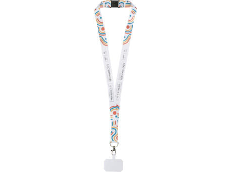 Addie Sublimation Lanyard mit Telefonhalterung und Sicherheitsverschluss