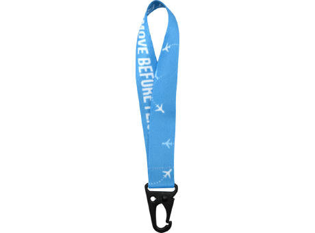Leif RPET Sublimation Gepäckanhänger mit Karabiner