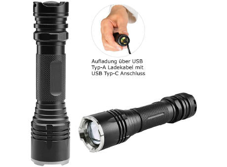 Aufladbare LED Leuchte "Nova Light 1200 L silber"