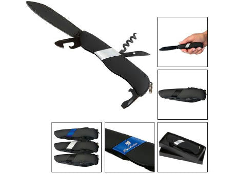 Multifunktions-Taschenmesser "Eagle schwarz"
