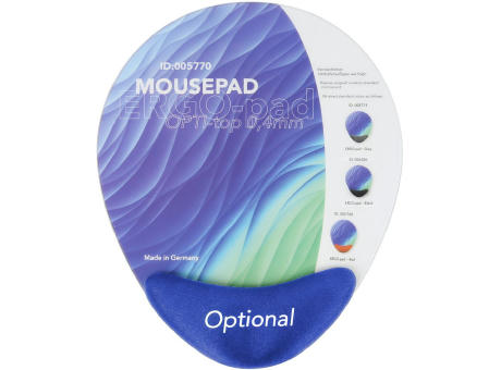 ERGO-pad Memoryschaum Quadro OPTI-top, HB Blau