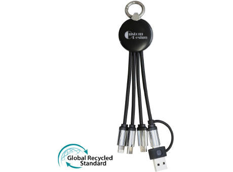 RPET LOGO-light Ladekabel 5 in 1