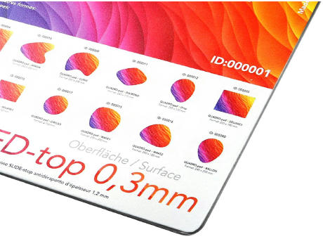 Mousepad QUADRO-pad, Form Square 1, 240 x 200 mm, 1,5 mm dick