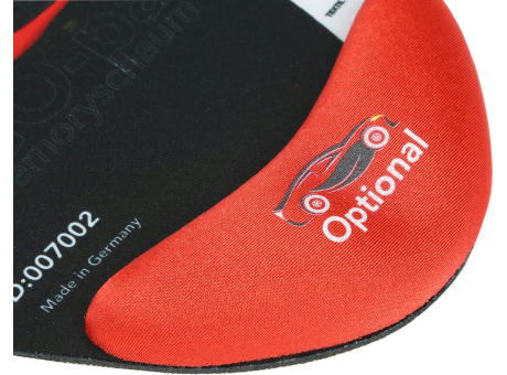 ERGO-pad Memoryschaum Textil, HB rot