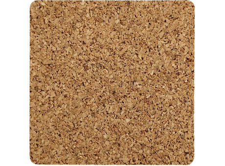 Steinpapier Kork Untersetzer 100 x 100 mm , ca. 4,3 mm dick