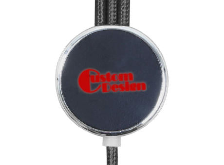 RPET LOGO-light Ladekabel USB C 100 Watt 1,2 m