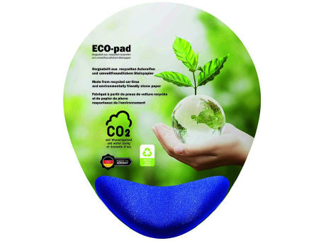 ERGO ECO-pad, Mauspad  200 x 240 mm, ca. 2 mm dick, HB Blau