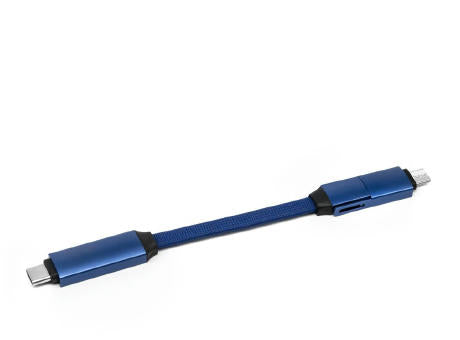 2 in 1 Alu Magnetisches Schlüsselanhänger Ladekabel
