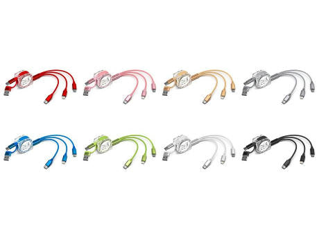 SPINN-cable Color 5 in 1 Ladekabel