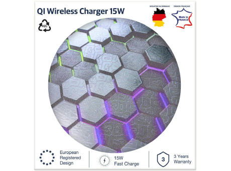 QI Charger 15 Watt - Made in France