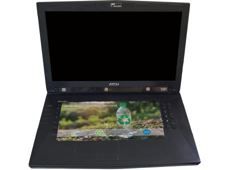Notebook RPET 4 in 1  Mikrofaser Mousepad,  290 x 150 x 1 mm