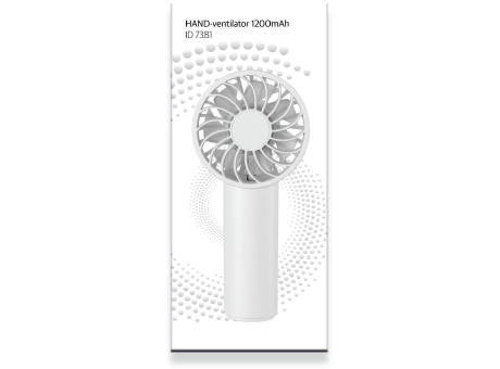 HAND-ventilator 1200mAh