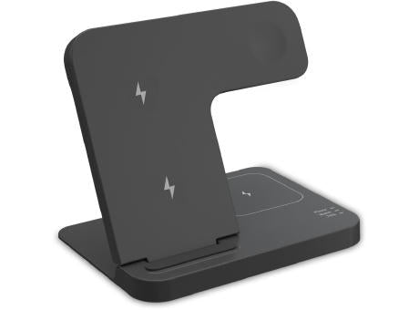 Faltbare 3 in 1 Qi-Ladestation 15W