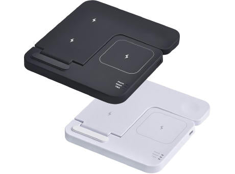 Faltbare 3 in 1 Qi-Ladestation 15W