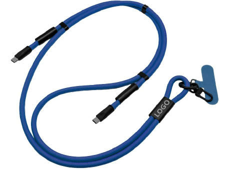 LANYARD- Color Ladekabel Type C 100 Watt Crossbody