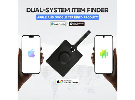 Kofferanhänger DualTag Tracker Apple und Google Android