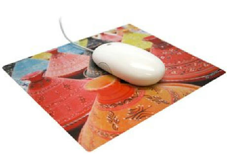 Mousepad SLIM-pad, Form Square 1, 200 x 240 mm, 0,4 mm dünn