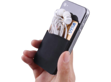 CARD-Pocket Silikon Kartenhalter für Mobiltelefon Siebdruck