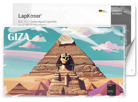 LapKoser® 3in1 Notebookpad 28x16 cm, All-Inclusive-Paket