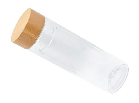 Doppelwandige Glasflasche 'Ocha', 400 ml, Neoprenhülle