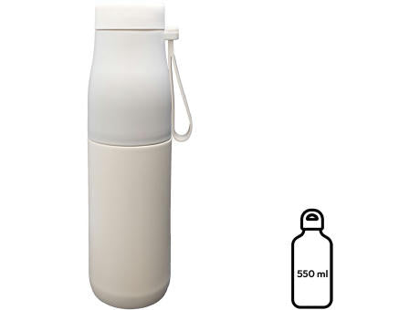 Isolierflasche 'Zeibu', beige, 550 ml