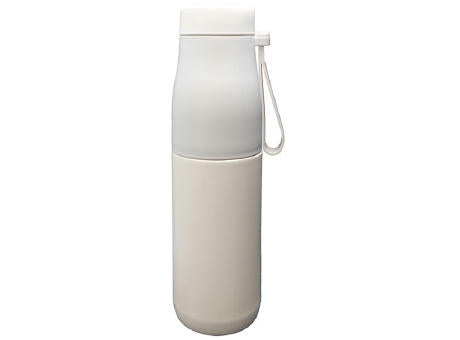Isolierflasche 'Zeibu', beige, 550 ml