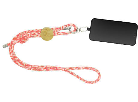 Smartphone-Lanyard 'Madrid', rot RPET