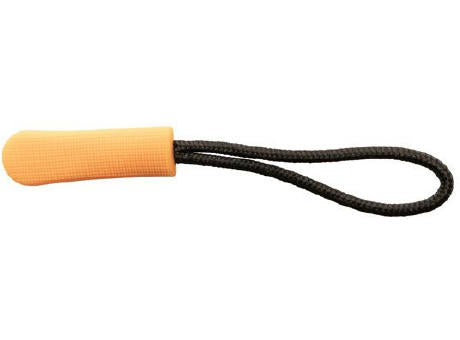 Reißverschlussanhänger, orange