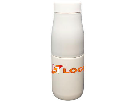 Isolierflasche 'Zeibu', beige, 400 ml