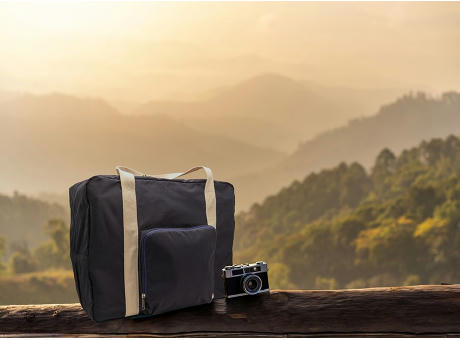 Faltbare Reisetasche 'Tenerife', Polycotton Mitternachtsblau