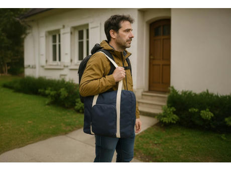 Faltbare Reisetasche 'Tenerife', Polycotton Mitternachtsblau