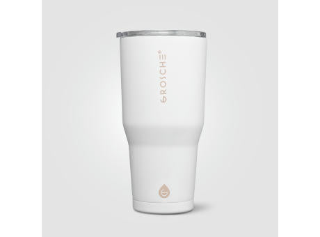Grosche Yukon Edelstahl-Becher mit Schiebedeckel - 890 ml